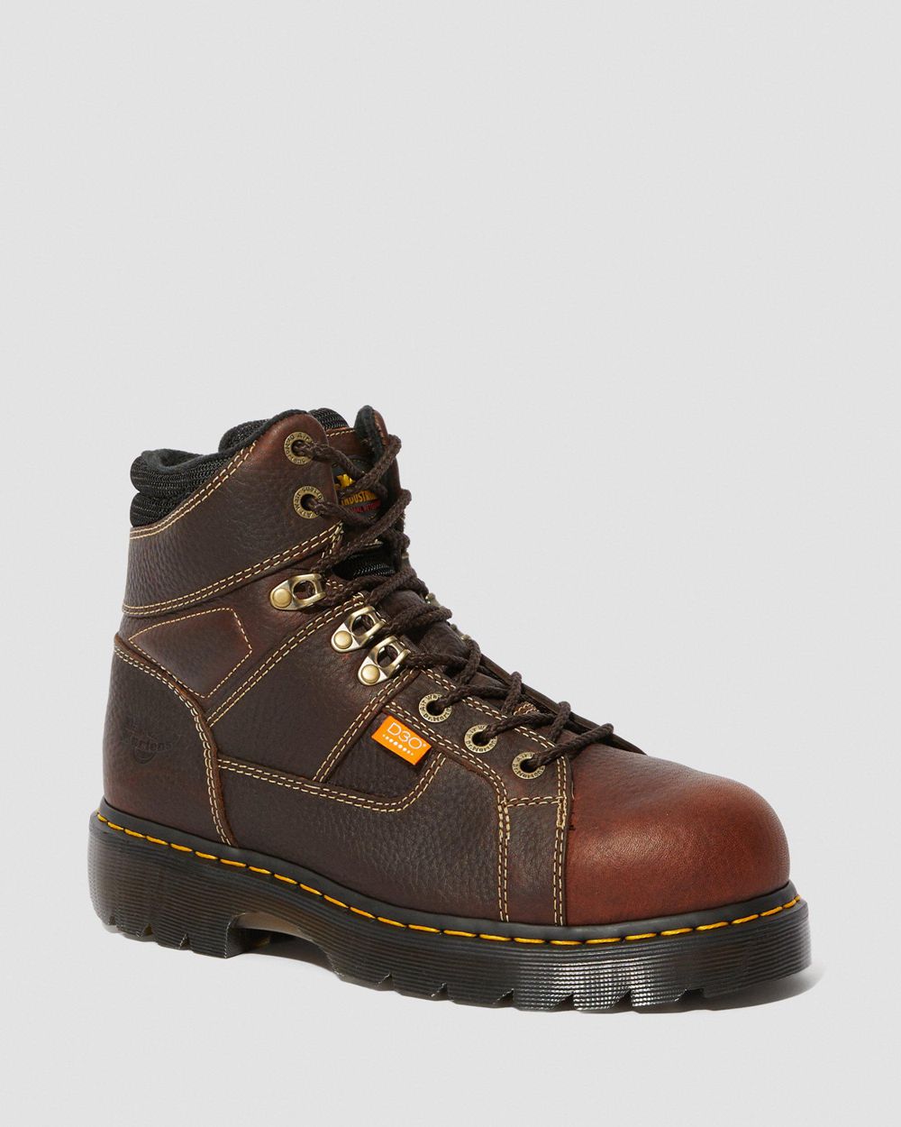 Dr Martens Ironbridge Extra Wide Met Guard Pracovné Topánky Panske ( Tmavo Hnede ) SK 156-GVYAID